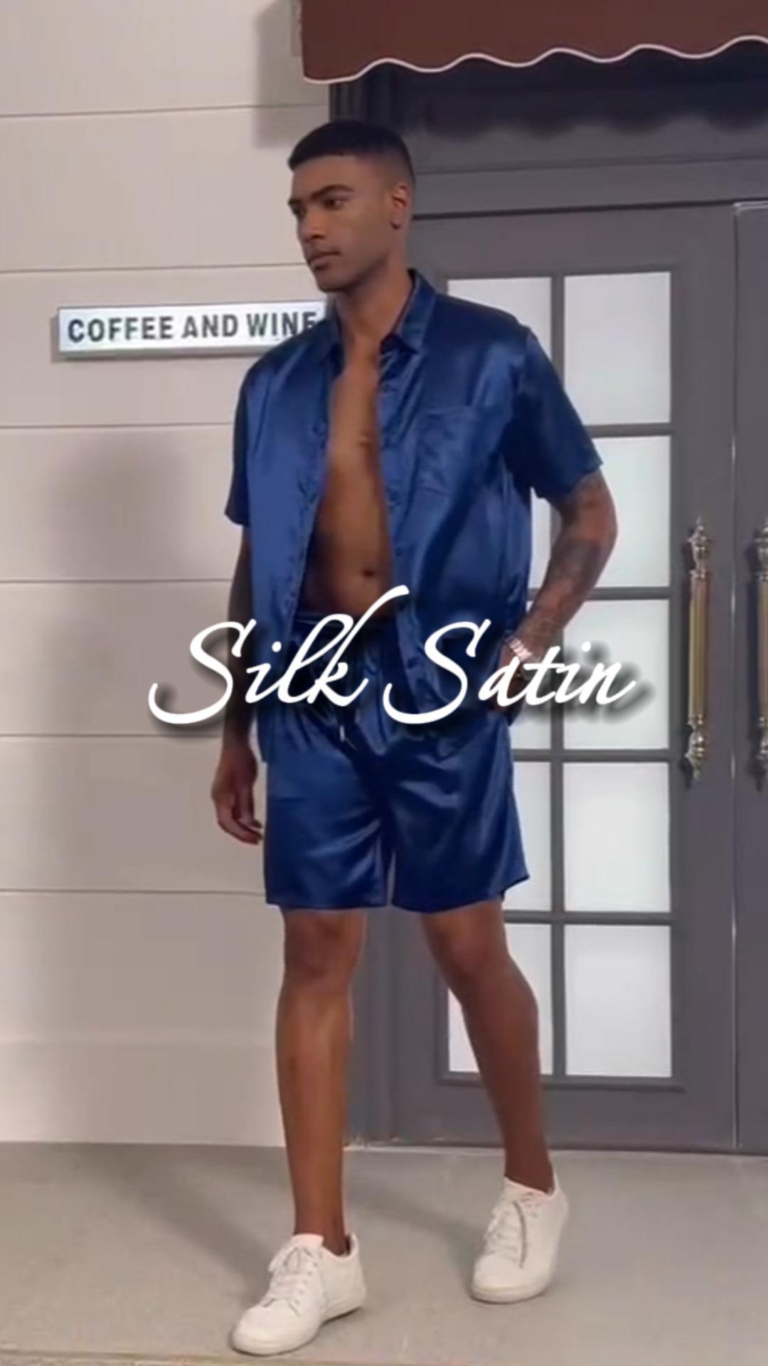 mens silk dress shorts DaisySilk Mens Silk Lounge Shorts Relaxed Fit Home Sleepwear Bottoms Grey / XXXL
