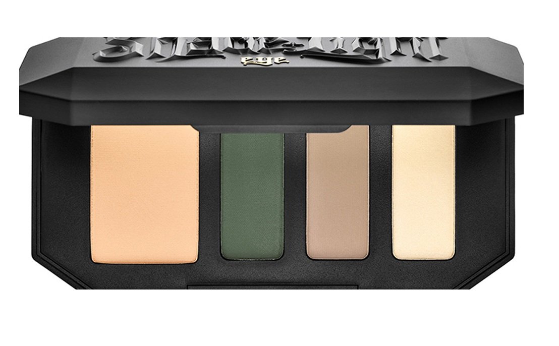 Shade + Light Eye Contour Quad Sage - matte greens for brown eyes