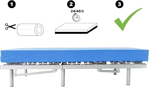 Miniatura 6 de PEPE Mobility Colchón ortopédico individual, cama de hospital, impermeable, geriátrico médico para ancianos y discapacitados, fabricado en Europa