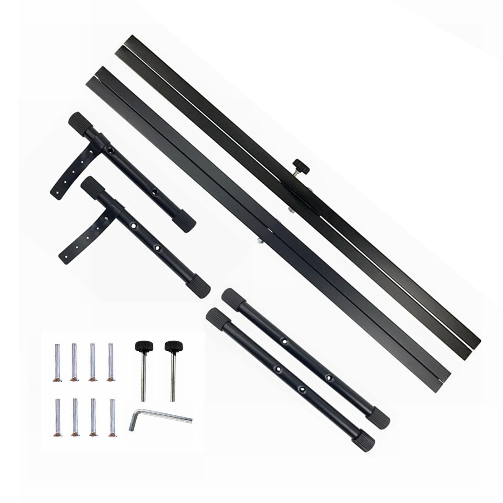 Soporte plegable y resistente para teclado de piano, ajustable y con patas antideslizantes para un rendimiento seguro, ideal para músicos aficionados