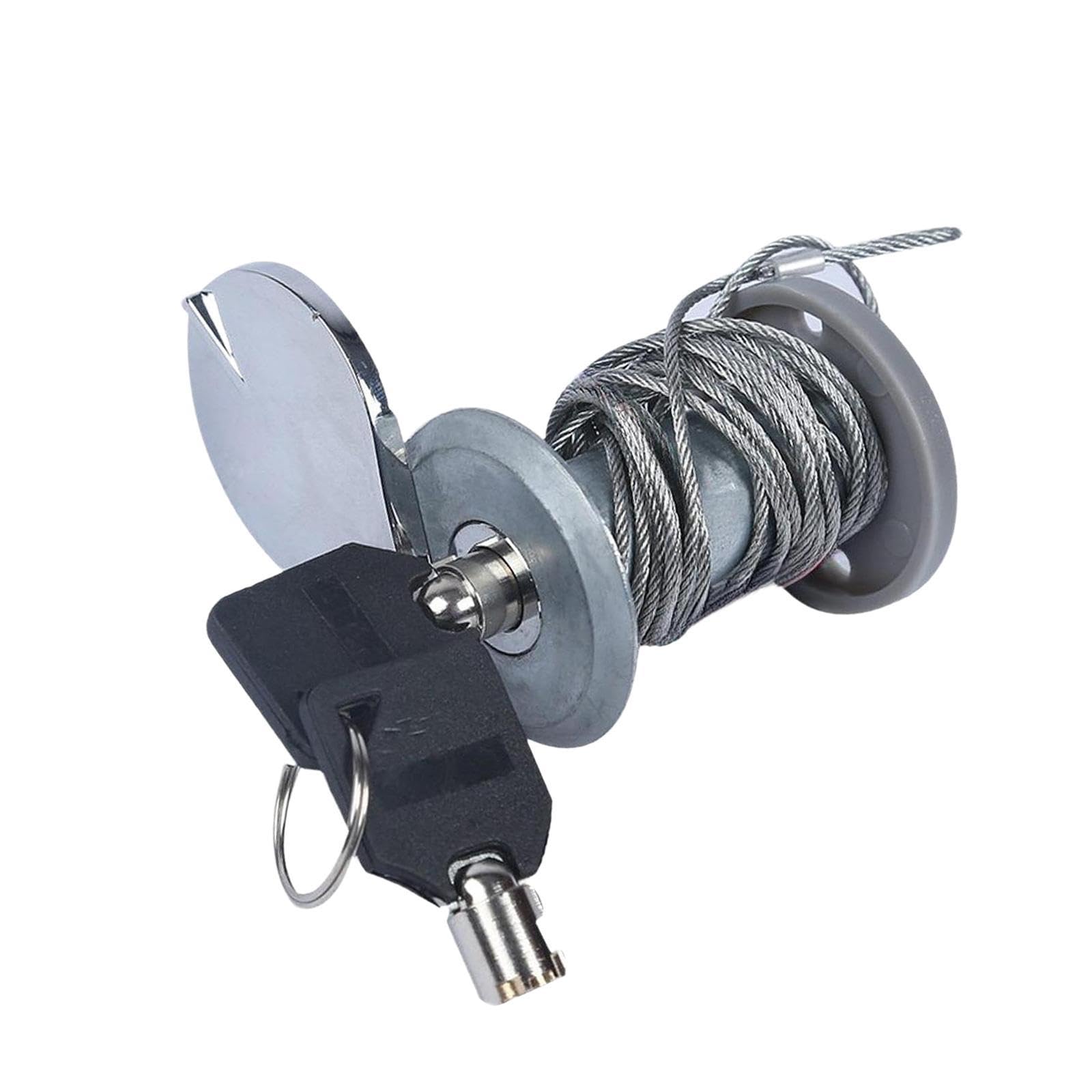 Garage Door Emergency Lock Premium Industrial Door Small Gate Lock with Keys Style B-image-36