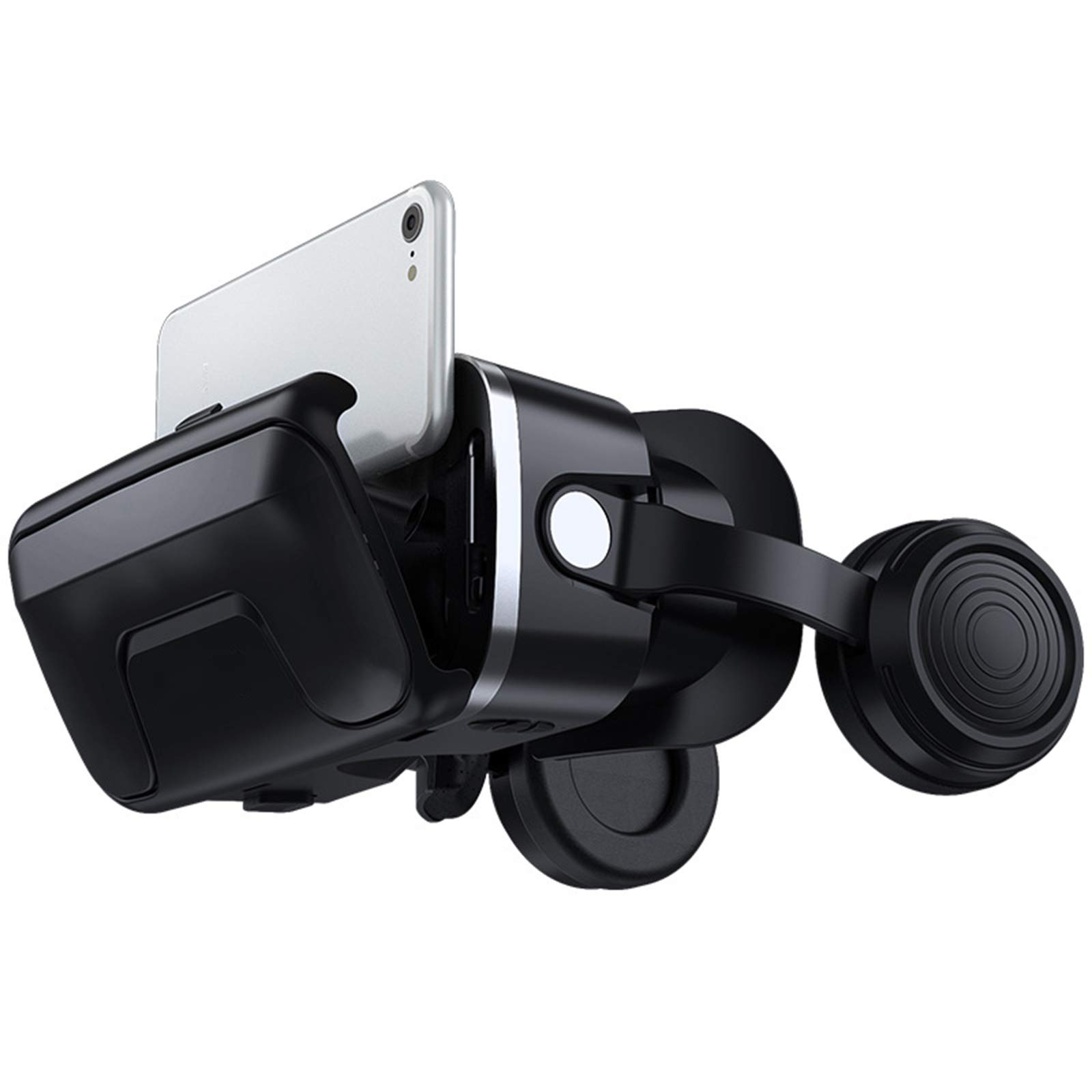 Lunettes VR 3D, VR Casque Réalité Virtuelle, Casque VR Smartphone pour Jeux et Films Compatibles avec iPhone, Samsung et Autres Smartphone (4.7 à 6.0 Pouces)