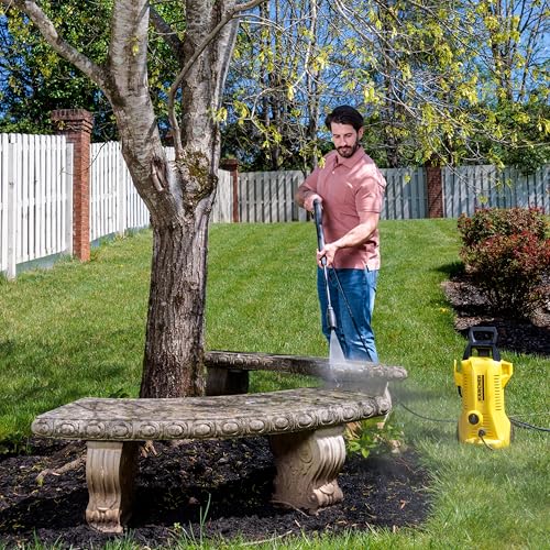 Image of Karcher Pressure Washer, K2 Power Control, Max 2000 PSI, 25 ft. Hose, 2 Spray Wands - 1.45 GPM