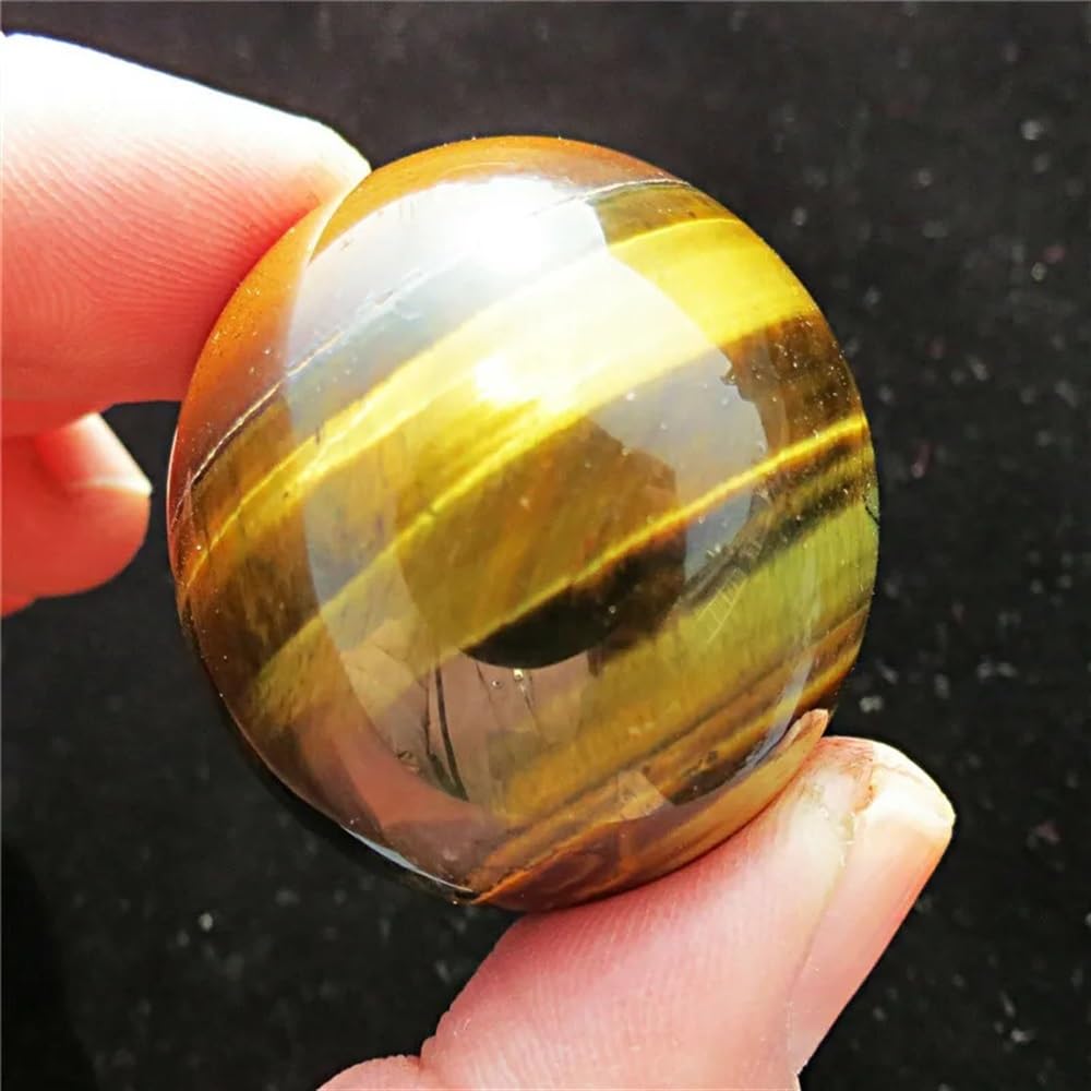 RVBLRDSE Stone Tiger Eye Quartz Crystal Sphere Ball(Size:M 1pcs) Gemstone Stone