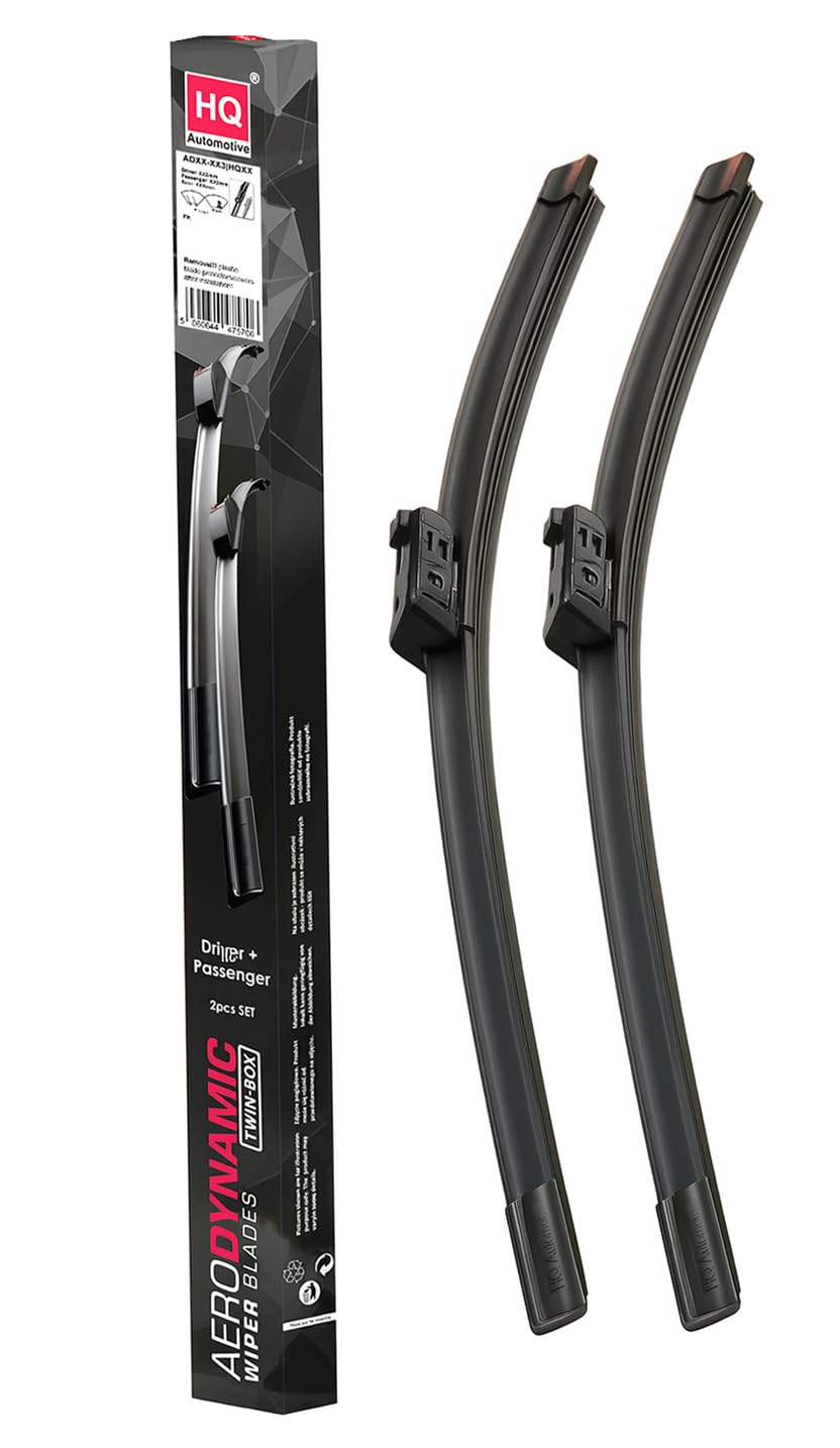 HQ Automotive Wiper Blades for BYD Atto 3 SUV (2023 and later) Front Wipers Replacement Kit