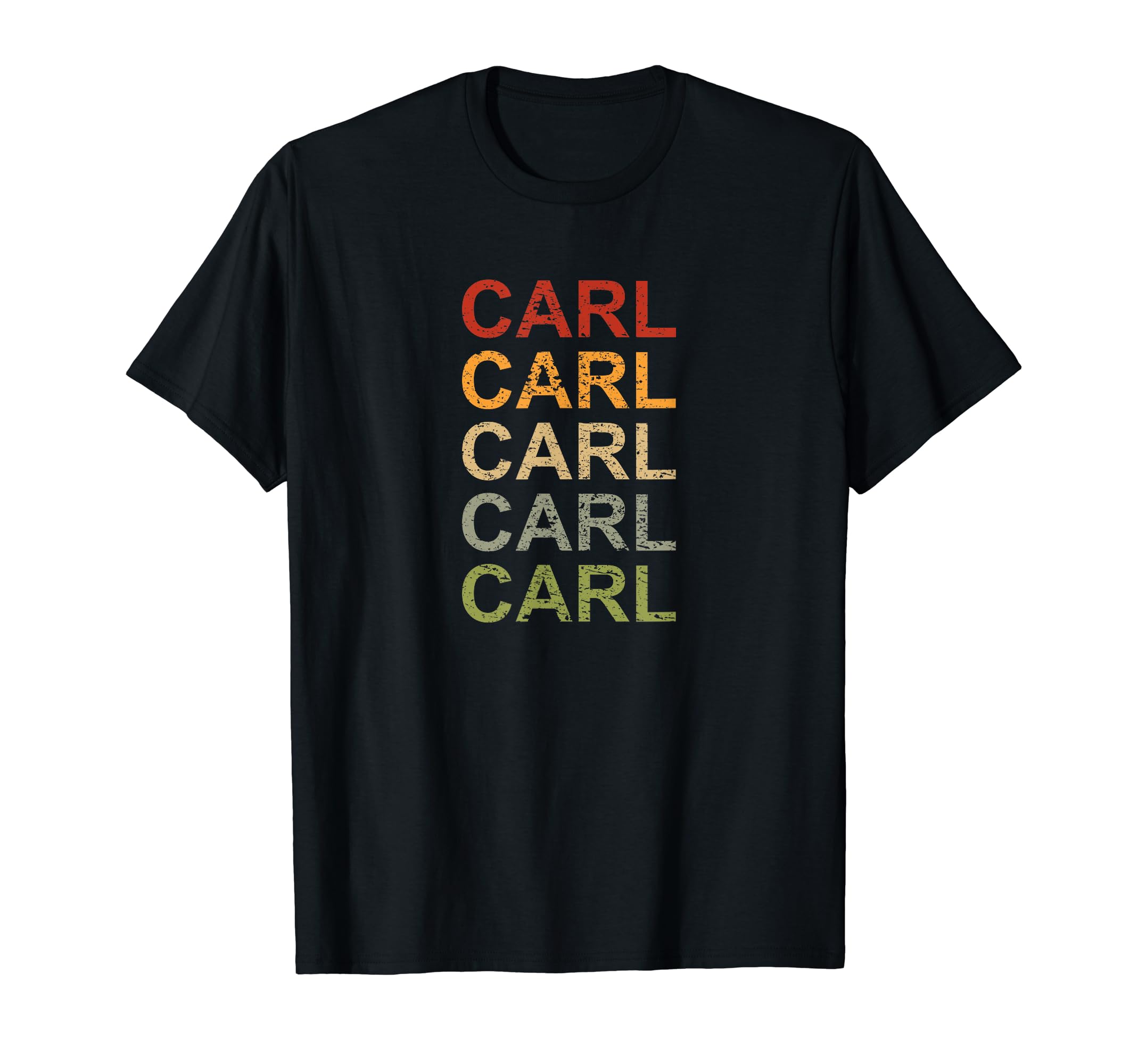 Retro Carl Personalized, Carl Name, Boy Man Carl T-Shirt