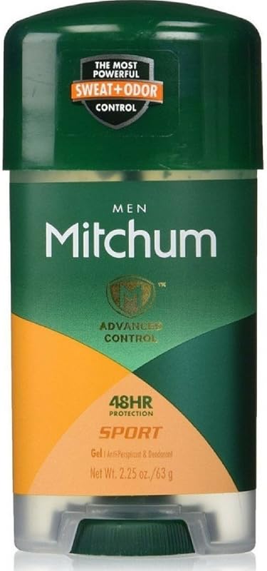 Desodorante antitranspirante em gel Mitchum Sport, 63 mL, pacote com 5