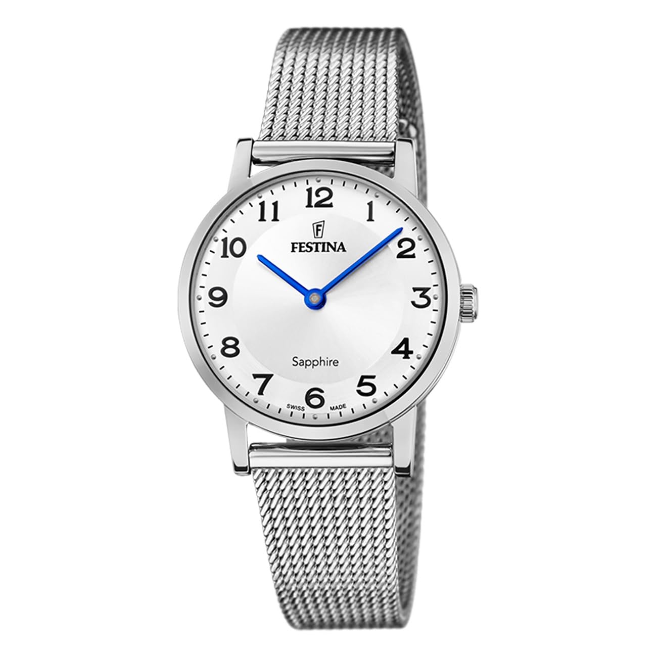 Festina Swiss Made Orologio Donna in Acciaio Inox. 316l Argentato