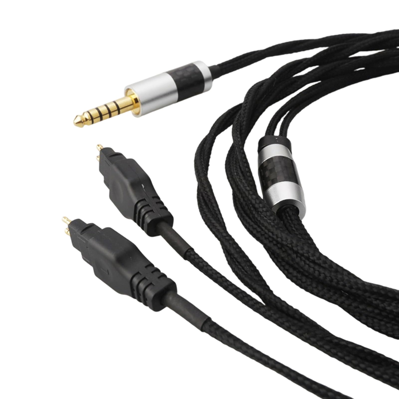 Przedłużacz słuchawek 4,4 mm, elastyczny przewód do słuchawek HD580 / HD600 / HD650 / HD660S / HD58X / HD6XX opcjonalna długość kabla do słuchawek