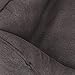 Knuffelwuff Orthopädisches Hundebett Leano aus Velours mit Handwebcharakter XXL 120 x 85cm Schwarz - abnehmbarer Bezug - waschbar - für große, mittelgroße und kleine Hunde