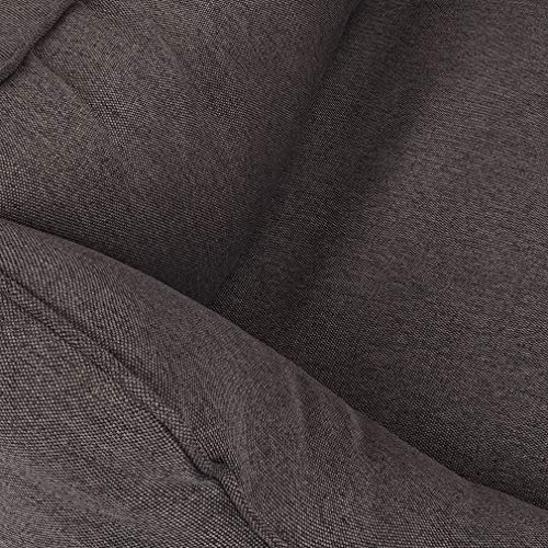 Knuffelwuff Orthopädisches Hundebett Leano aus Velours mit Handwebcharakter XXL 120 x 85cm Schwarz - abnehmbarer Bezug - waschbar - für große, mittelgroße und kleine Hunde
