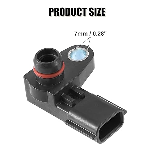 Miniatura 5 de X AUTOHAUX Sensor MAP de presión absoluta del colector 22365EY00A 22365EY00B PRS0002 para Nissan 370Z 2009-2017 para Infiniti 370Z G37 EX35 FX50 Q60