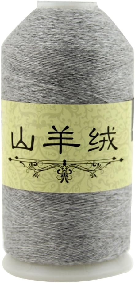 50G Cole Cashmere Crocheting Worsted Wool Yarn Thread Hand-Woven Knitting Baby Scarf Yarn (Gray)