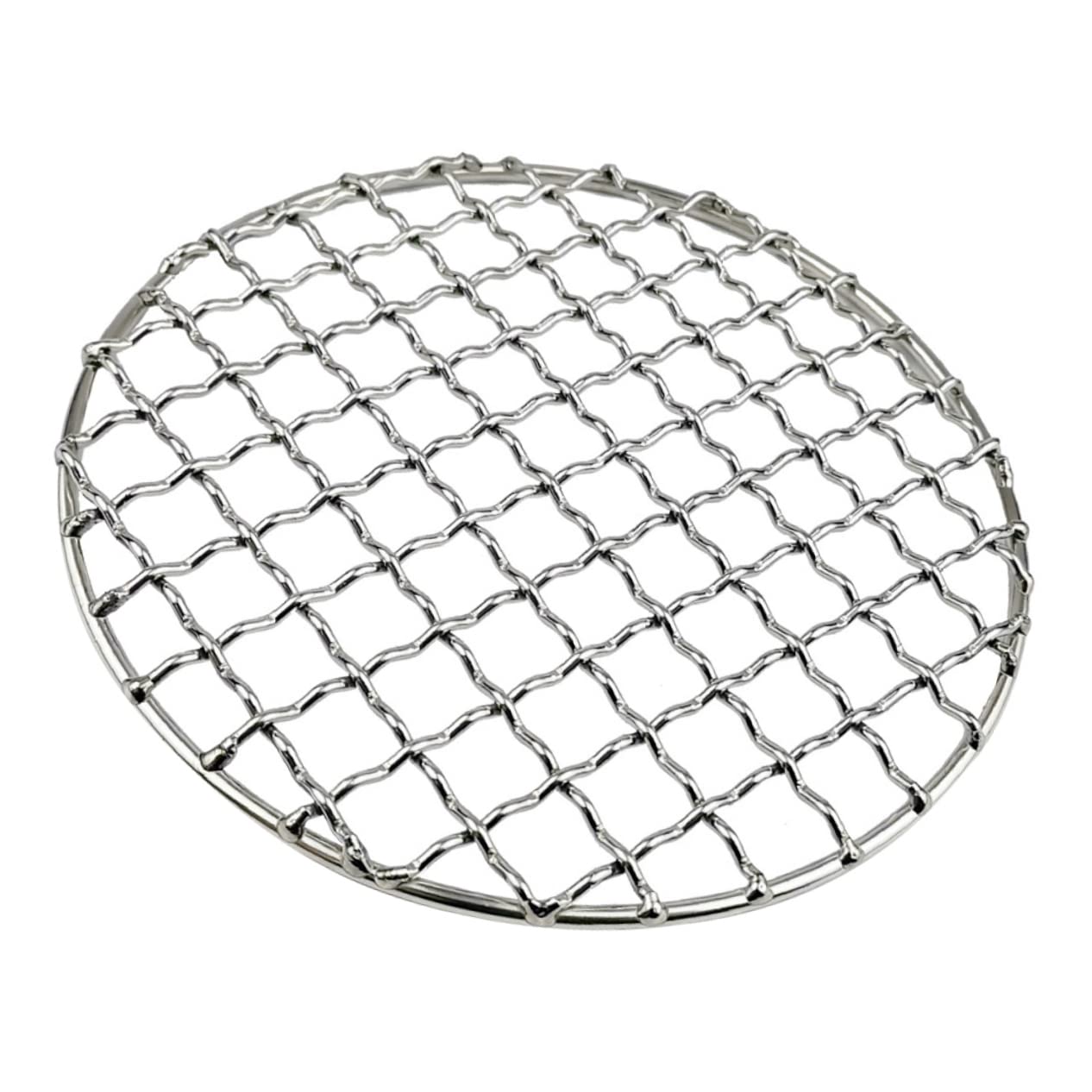 balacoo Stainless Steel Camping Grill Rack Portable Barbecue Grate for Outdoor Cooking Heat Resistant Mesh Grid for Steak Fish and Vegetables BBQ Picnic Accessory