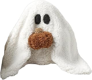 2023 Gus The Ghost with Pumpkin Pillow - Halloween Ghost & Pumpkin Throw Pillow, White Ghost Cushion Decor, Soft Stuffed Ghost Plush, Ghost with Pumpkin Pillow Gift for Kid Adult