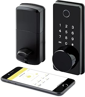 LOCKSTAR® Smart Door Lock • Keyless Entry Door Lock • Multiple Entry Methods – APP • Fingerprint Touch ID • Keypad Code • FOB • Traditional Key • Smart Home Devices • Deadbolt Smart Lock