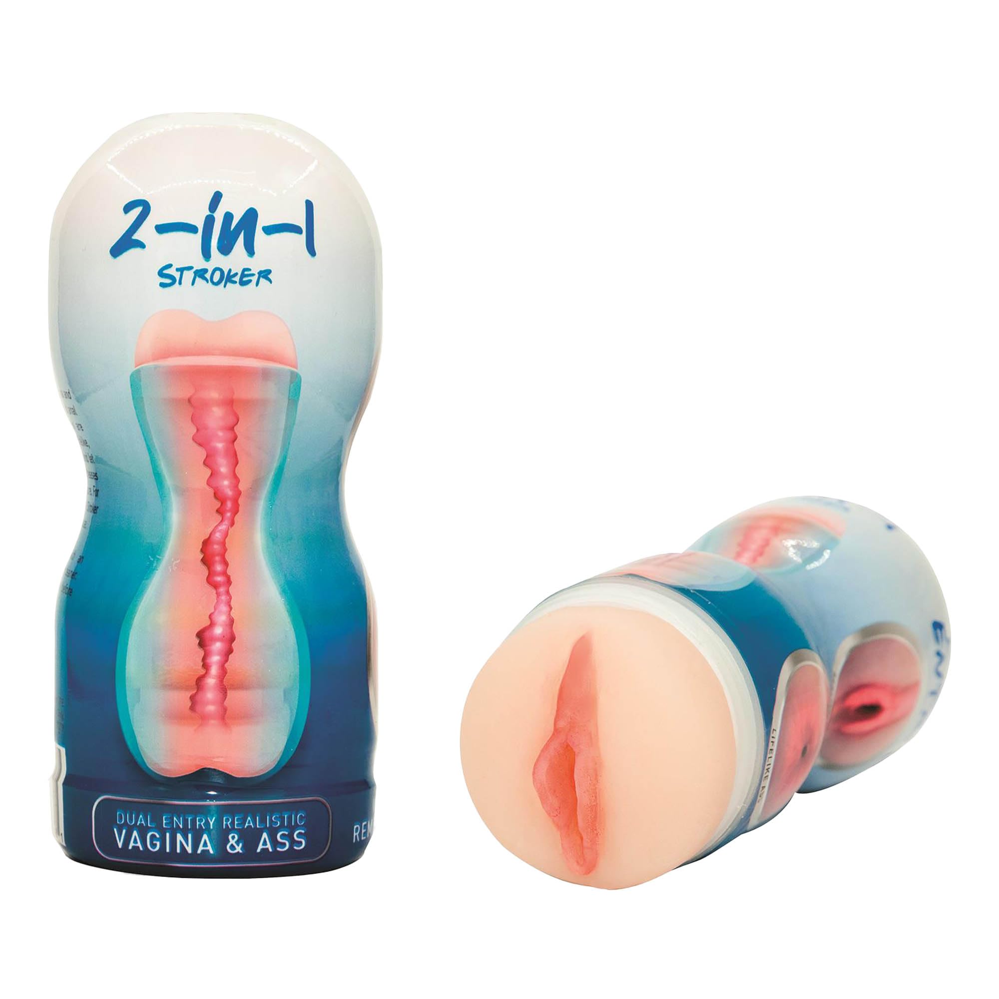 Amazon.com: Adam & Eve 2 in 1 Stroker Realistic Vagina & Ass Male  Masturbator Textured Pocket Pussy & Anal Flesh Light with Suction Power  Adjustable Intensity for Lifelike Pleasure and Maximum Satisfaction :
