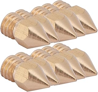 Shipenophy Bocal extrusora Mk8, bocal extrusora de latão de latão extrusora de impressora 3D bocal de latão fácil de instalar para filamentos facilmente entupidos