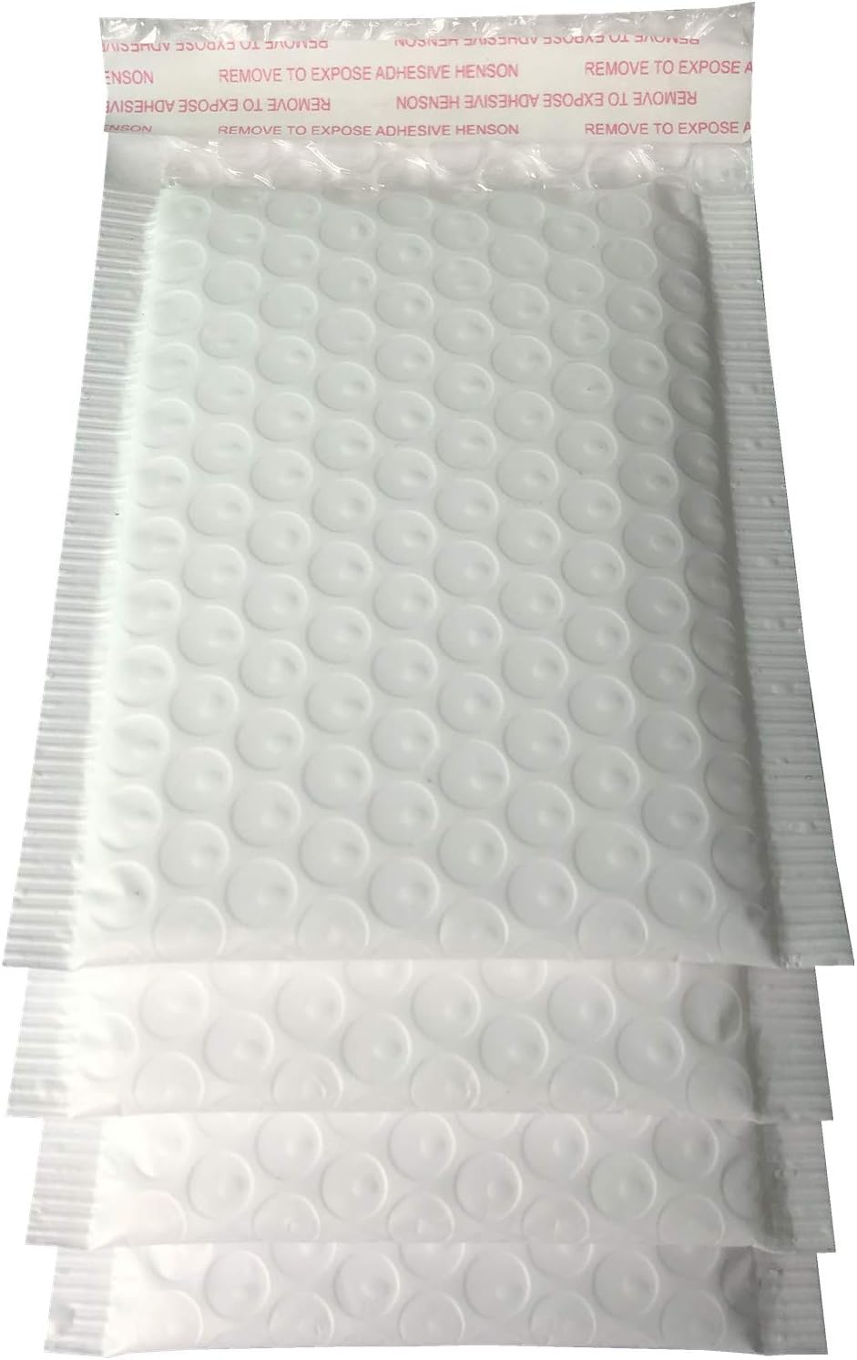 Sobres acolchados de burbujas de polietileno blanco de 5 x 7 pulgadas, bolsas de envío autosellantes, paquete de 100