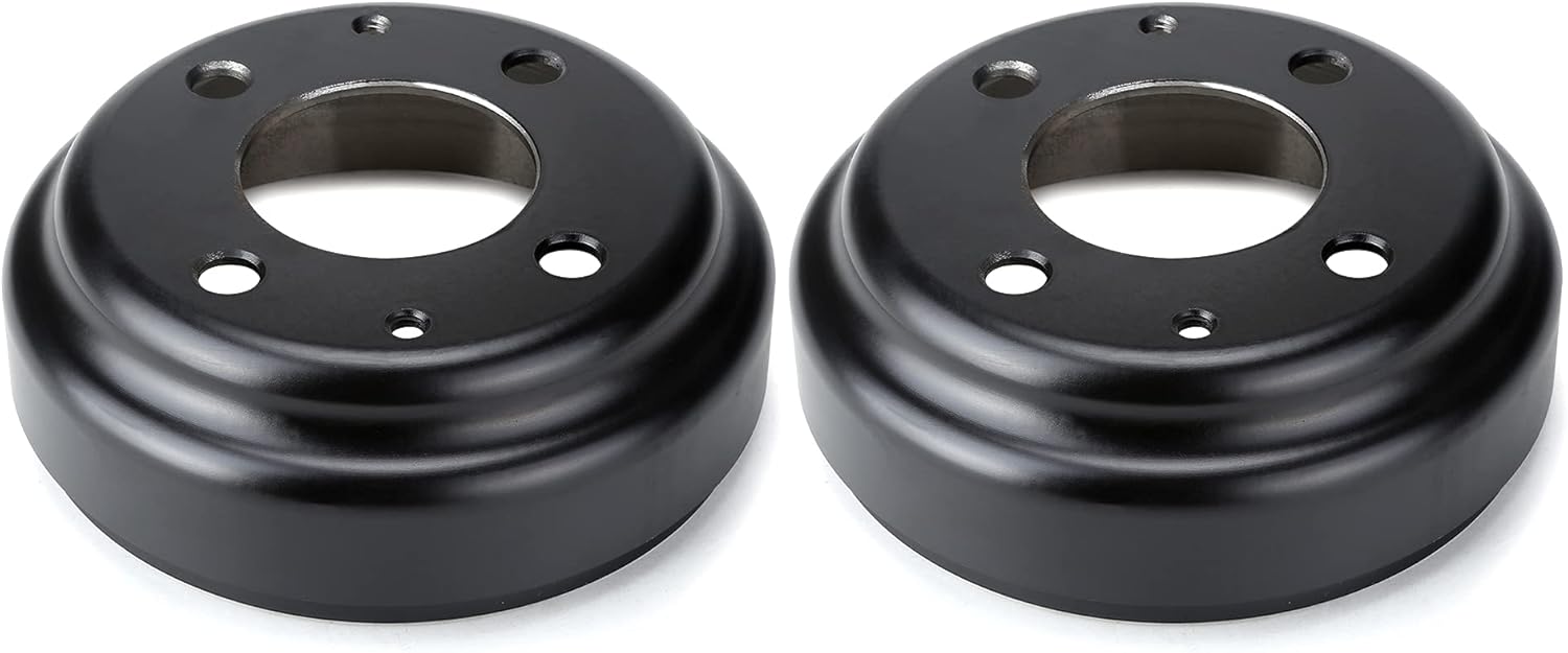 10L0L Golf Cart Brake Drums for Yamaha G1 G2 G8 G9 G11 G14 G16 G19 G22 & G29 1978-Up, Brake Hubs for Club Car DS 1981-1994, Club Car Tempo 2018-Up,OEM# JU0-G6521-00-00,J55-G6521-00, 1011137 (2 Packs)