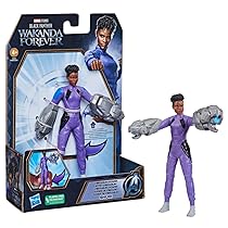 Marvel Hasbro Black Panther: Wakanda Forever, Shuri Trasformazione Vibranio, Action Figure da 15 cm, per Bambini e Bambine dai 4 Anni in su