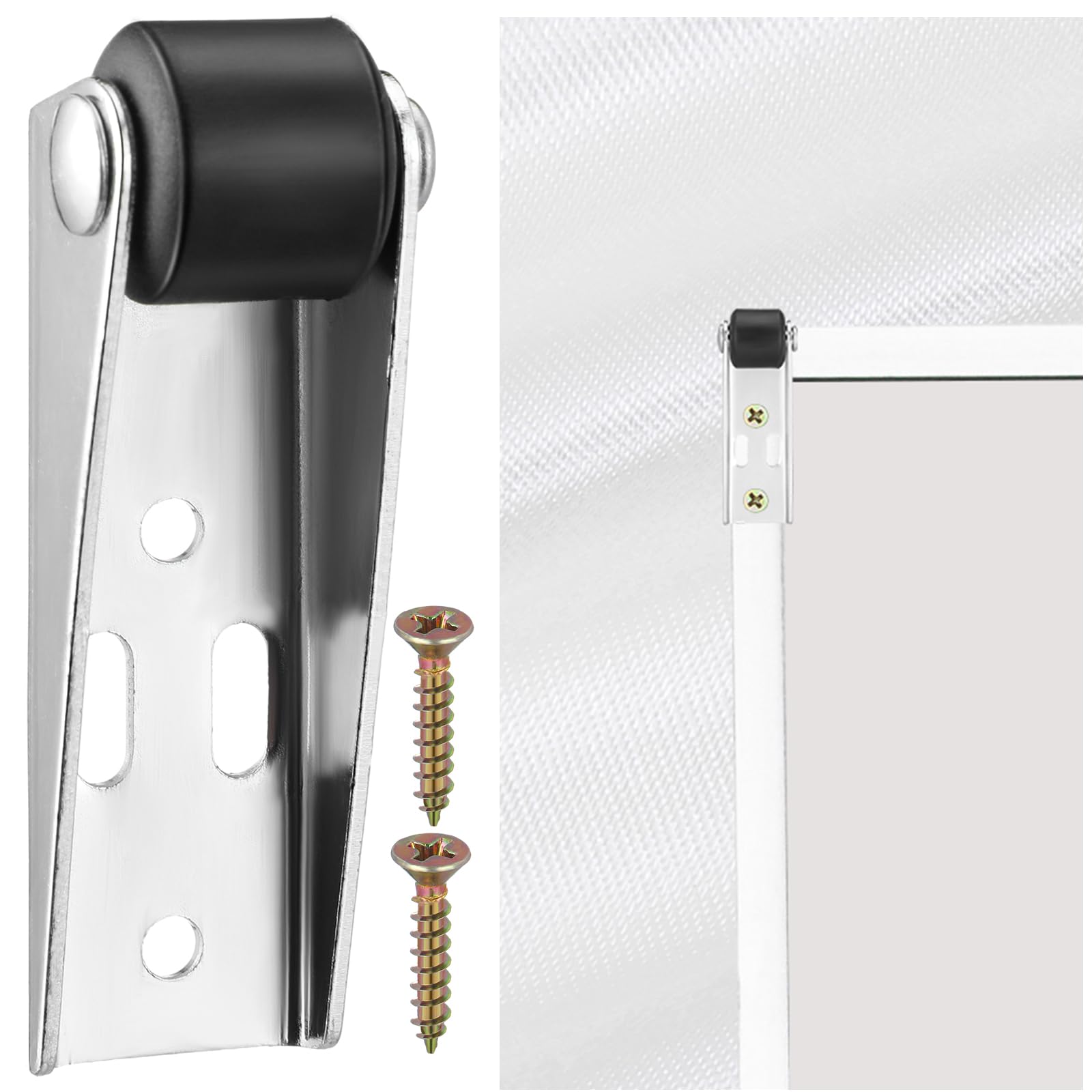 MorningRo Awning Roller with Screen Door Slide Rv Awning Door Disc Roller Prevents Rips Camper Awning Tears Saver Patio Awning Door Guard Universal Fit for Rvs, Trailers, Storm & Aluminum Doors