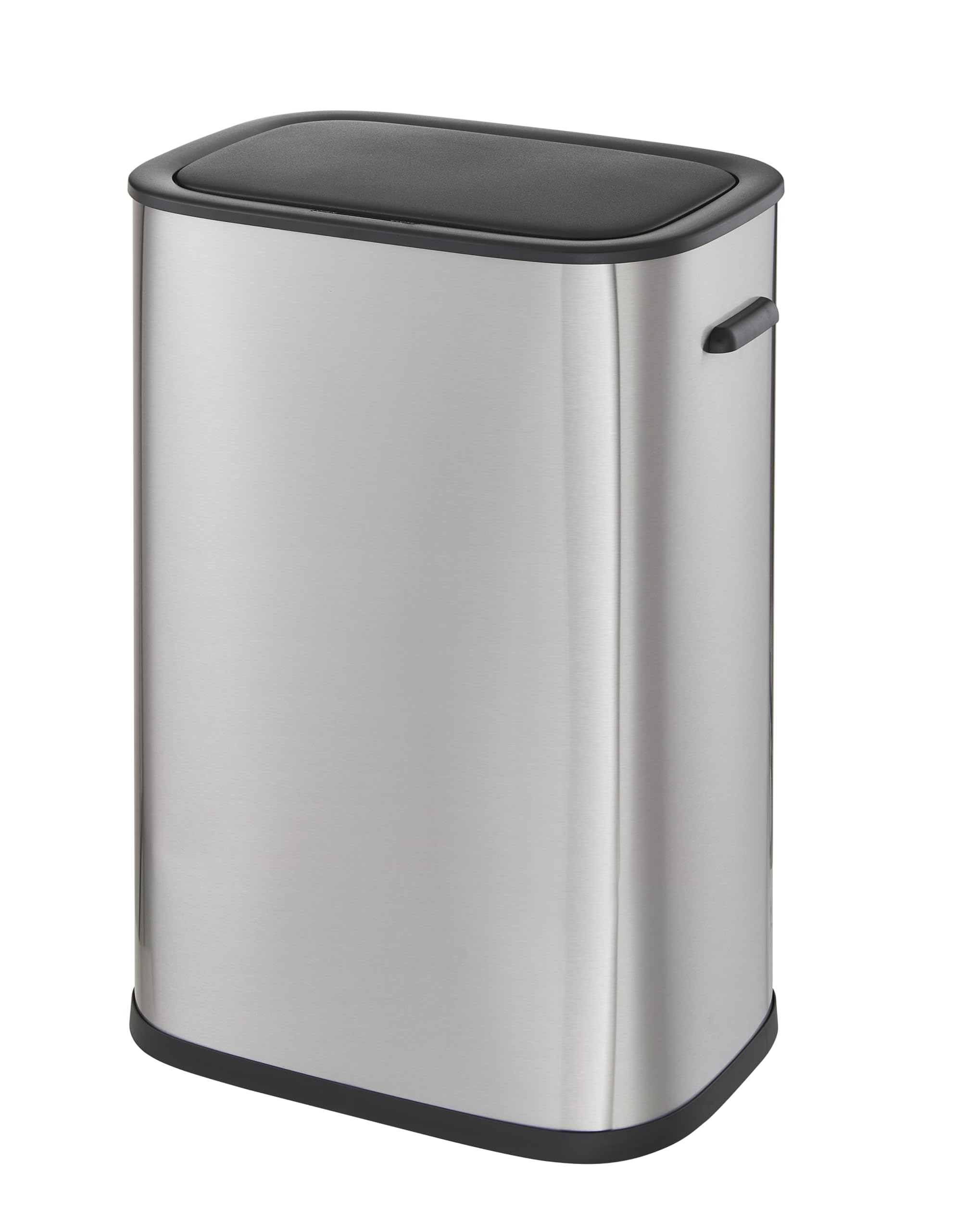 Casa Andrea Milano14.5-Gallon Soft-Close, Smudge Resistant Trash Can with Automatic Touchless Motion Sensor, Large and Space-Saving