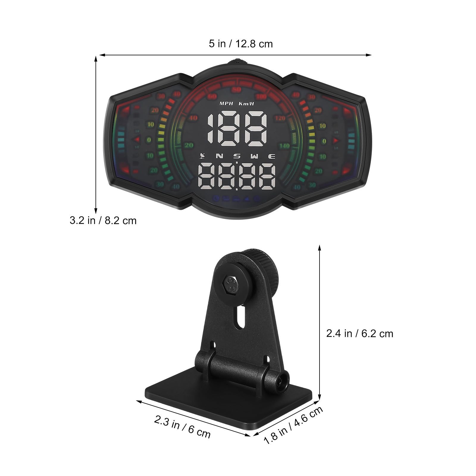Velocímetro GPS G18 para Motos y Camiones con Doble Pantalla