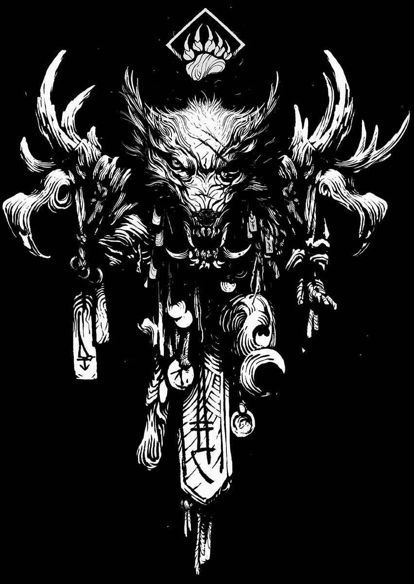 Diablo 4 - Druid Sigil Uomo Felpa Jogging Nero Regular