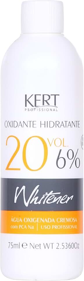 Whitener Água Oxigenada Cremosa Com Pca Na Oxidante Hidratante 20 Vol 6% 75 Ml Branca