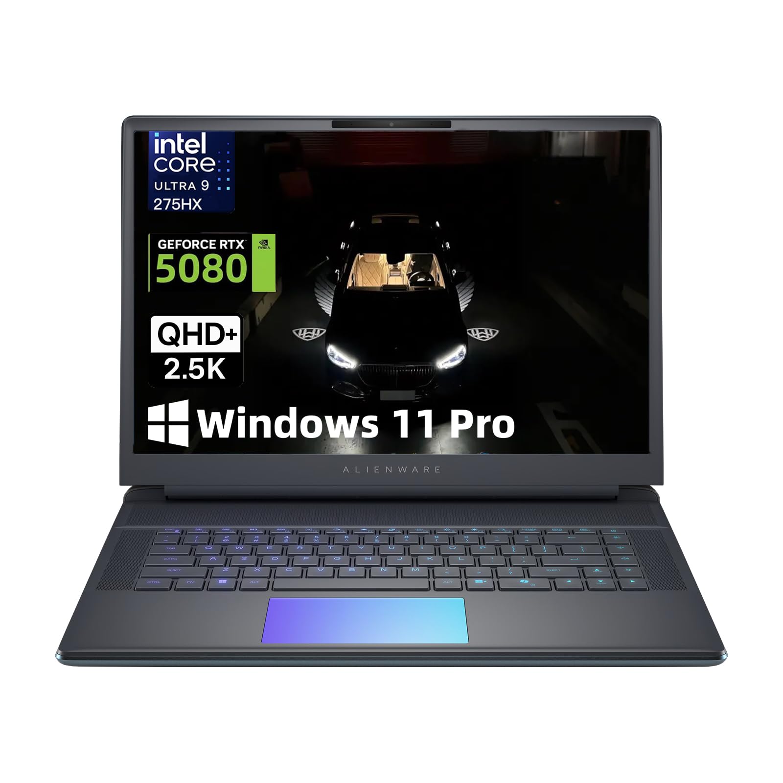 Alienware (2025) 18 Area-51 Gaming Laptop • Intel Ultra 9 275HX • GeForce RTX 5080 16GB GDDR7 • 18" QHD+ 3000Hz, Wi-Fi 7, Ai NPU • Quad Fan Cooling • AlienFX RGB • 64GB DDR5, 1TB SSD • 4K Camera