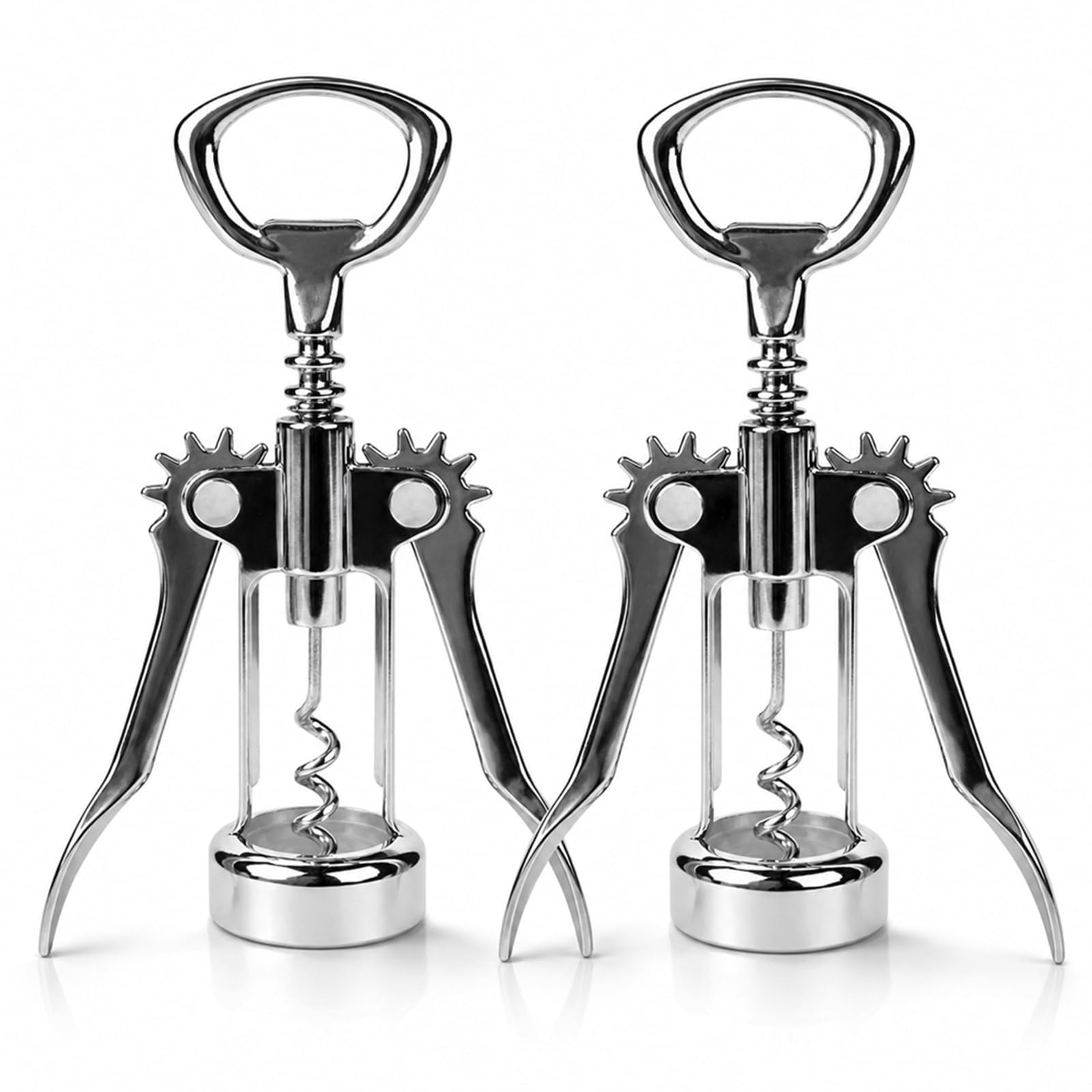 2 PCS Corkscrew, Wine Bottle Opener, Winged Cork Remover for Home Bar