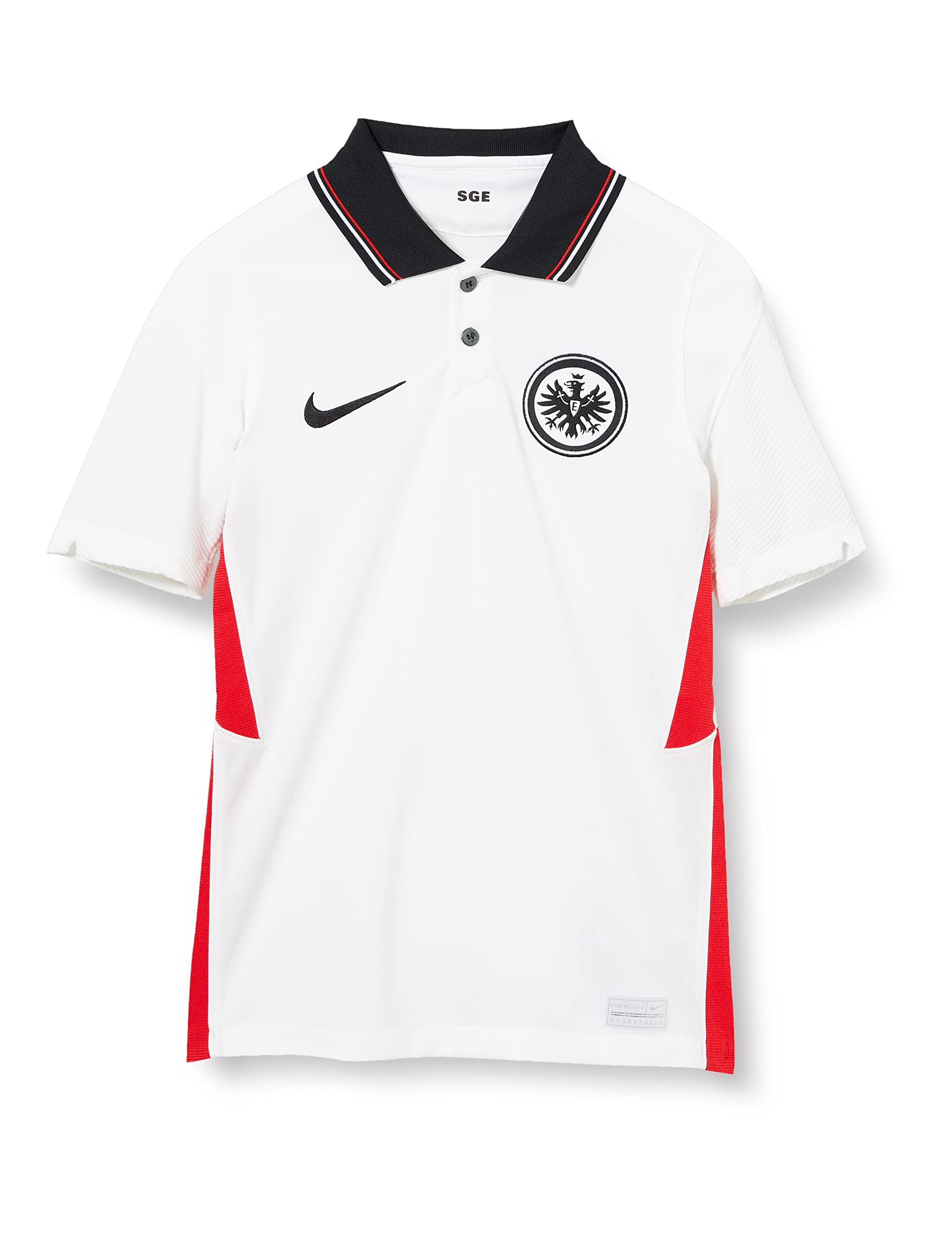 Nike SGE Y Nk Brt Stad Jsy Ss AW T-Shirt - White/(Black) (Pe Sponsor), X-Large, XL