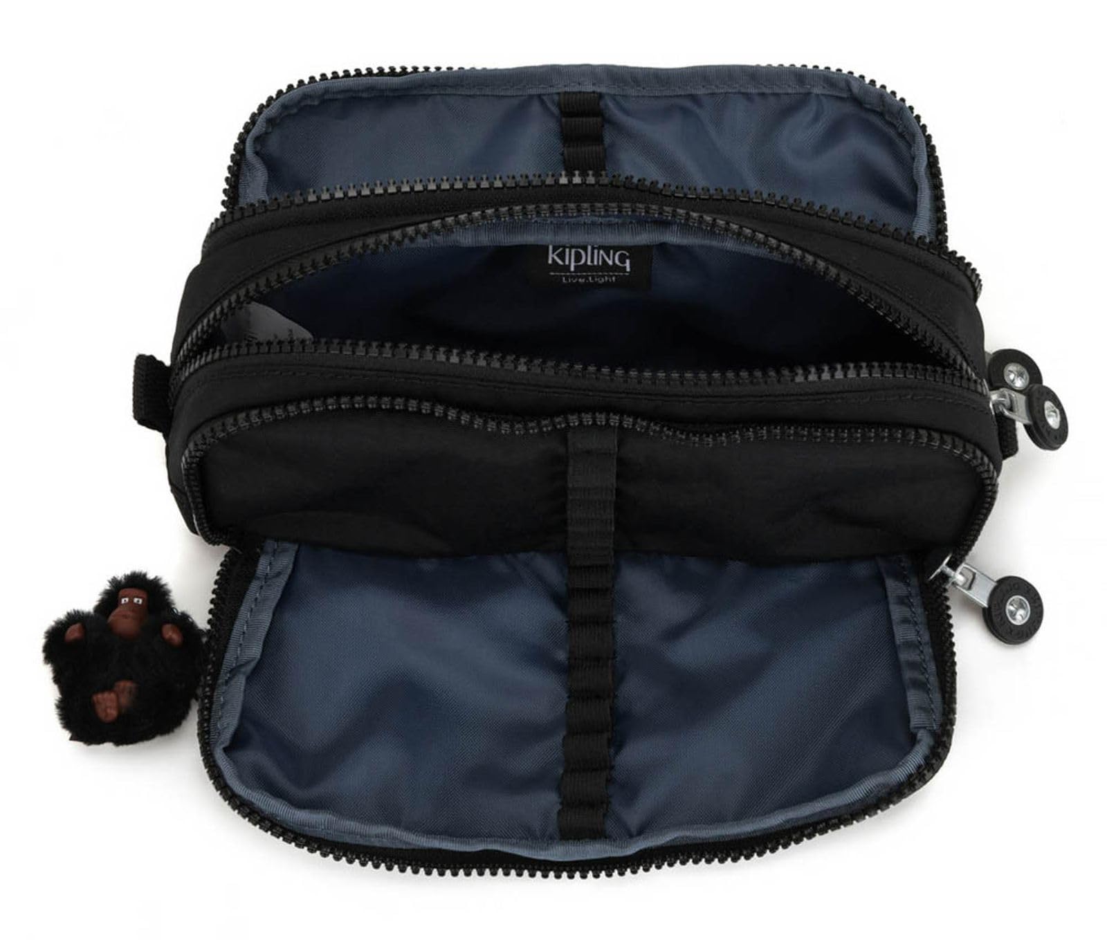 Kipling GITROY Grand étui à crayons, pochettes, étuis, True Black (Noir)