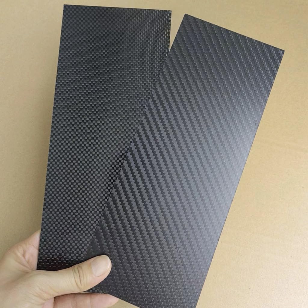 Produktbild von 3K Carbonfaserplatte 100x250 Mm – Hochfest, Leicht & Ideal Für DIY Drohnen, Modellbau & Mehr