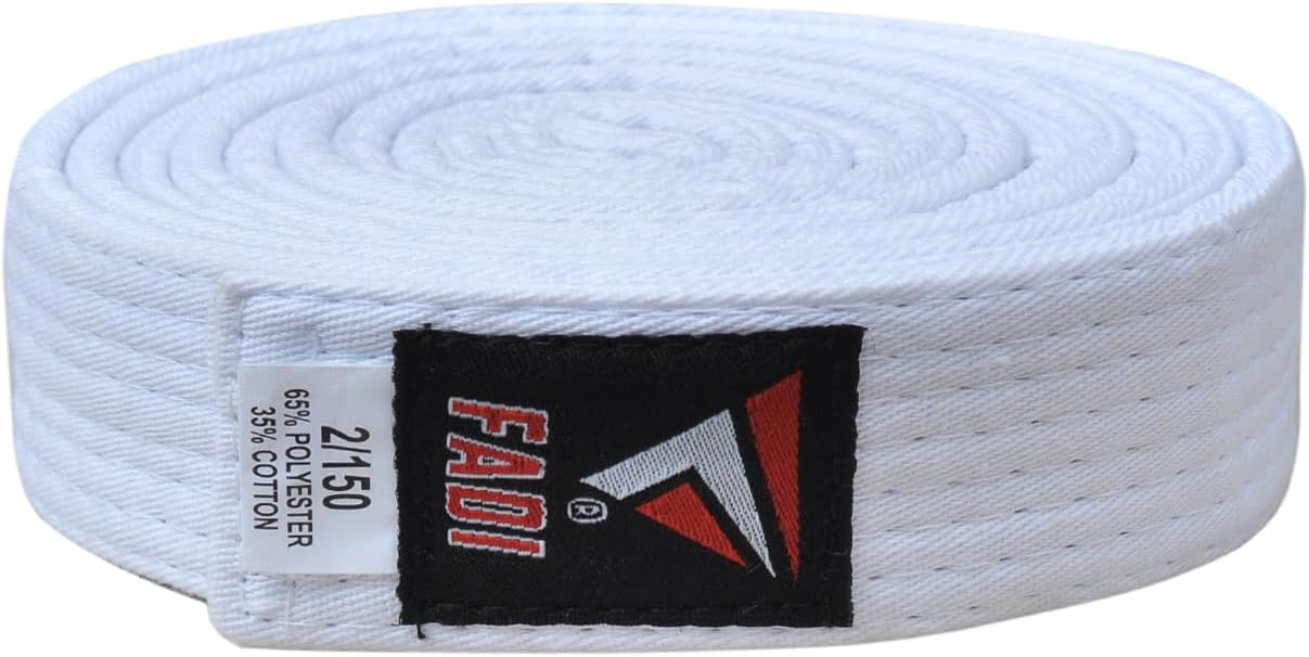 Martial Arts Belt for Karate, Judo, Aikido and Taekwondo - Durable Cotton-Polyester Blend for Adults and Kids