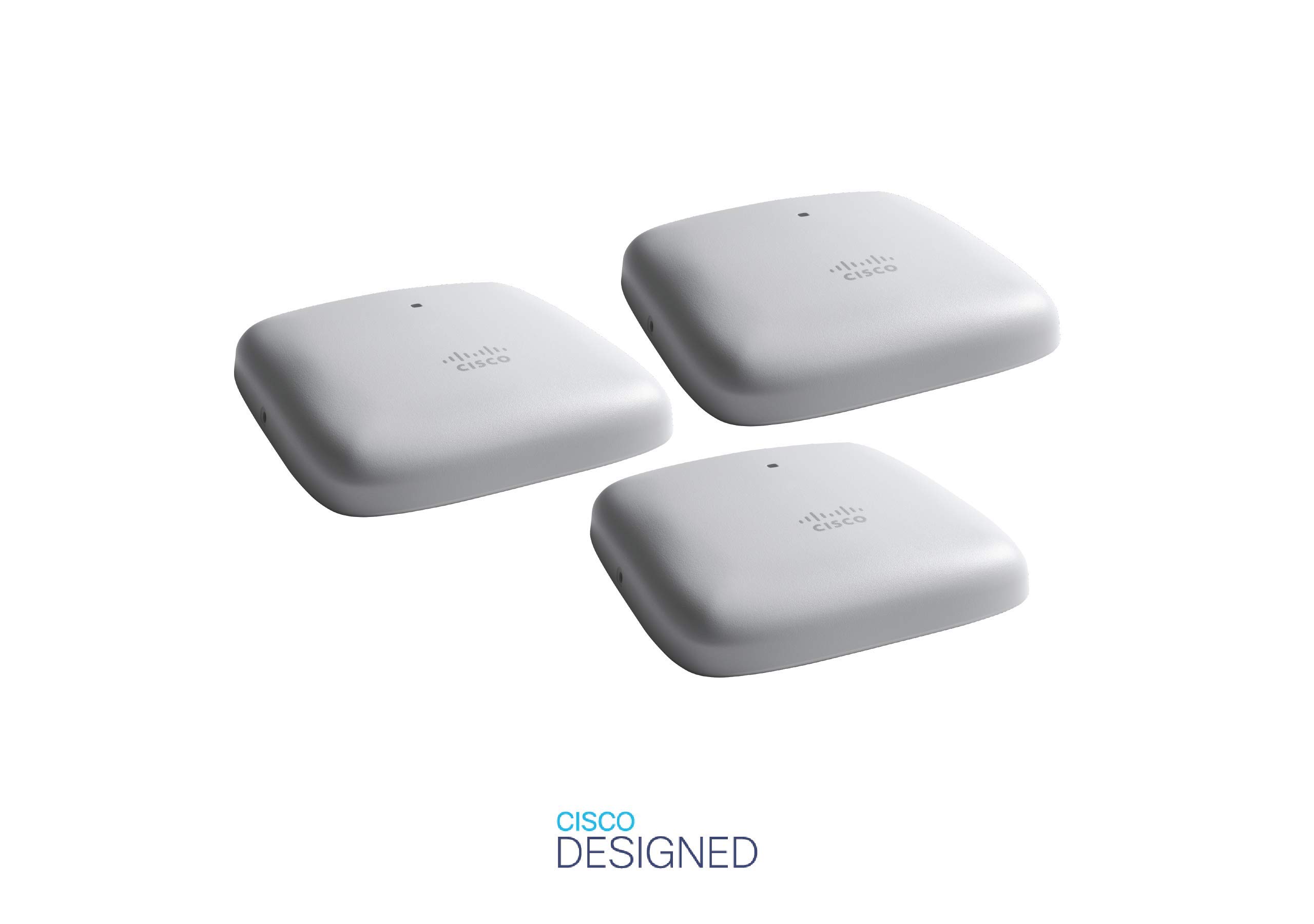 Cisco Business 240AC 802.11ac 4x4 Wave 2 Access Point 2 porte GbE - Montaggio a soffitto, pacchetto da 3 unità, protezione limitata a vita (3-CBW240AC-E)