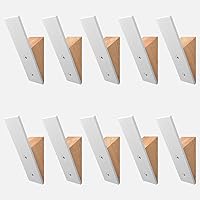 Vista 14 de Homeforia Ganchos de madera de nogal, madera de nogal de alta gama y metal negro para colgar en la pared, ganchos modernos de mediados de siglo