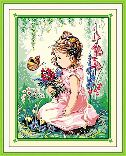 GMMH Kit De Peinture Diamant Avec Cadre En Bois, 30 X 40