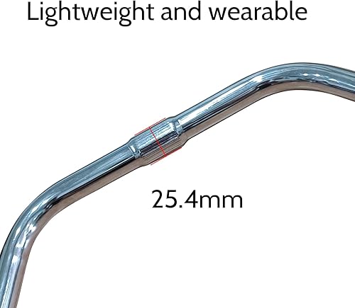 Miniatura 5 de Tenedor de suspensión rojo para bicicleta con auriculares de 1 18 pulgadas, vástago ajustable de 1.000 x 4.331 in y manillar elevador plateado de