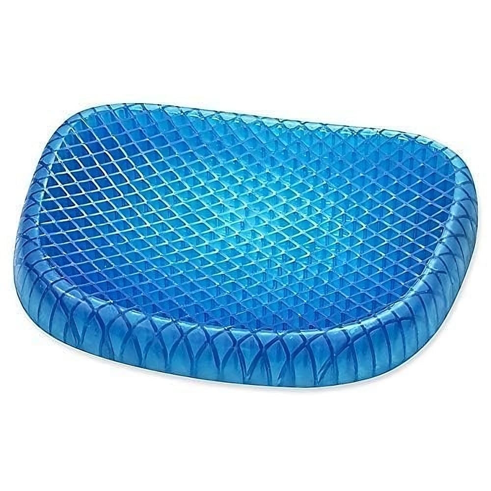 RANGPARIYA Acupressure Egg Gel Seat Cushion, Breathable Gel Cushion Chair Pads with Non-Slip Cover for Home Office Car Wheelchair, Flex Pillow Back Support (1 Pcs/Free Size)