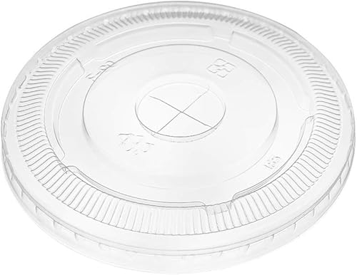 Miniatura 2 de Karat C-KCL90 - Tapa plana PET de 3543in de diámetro se adapta a vasos fríos de papel de 12 onzas a 22 onzas paquete de 1000