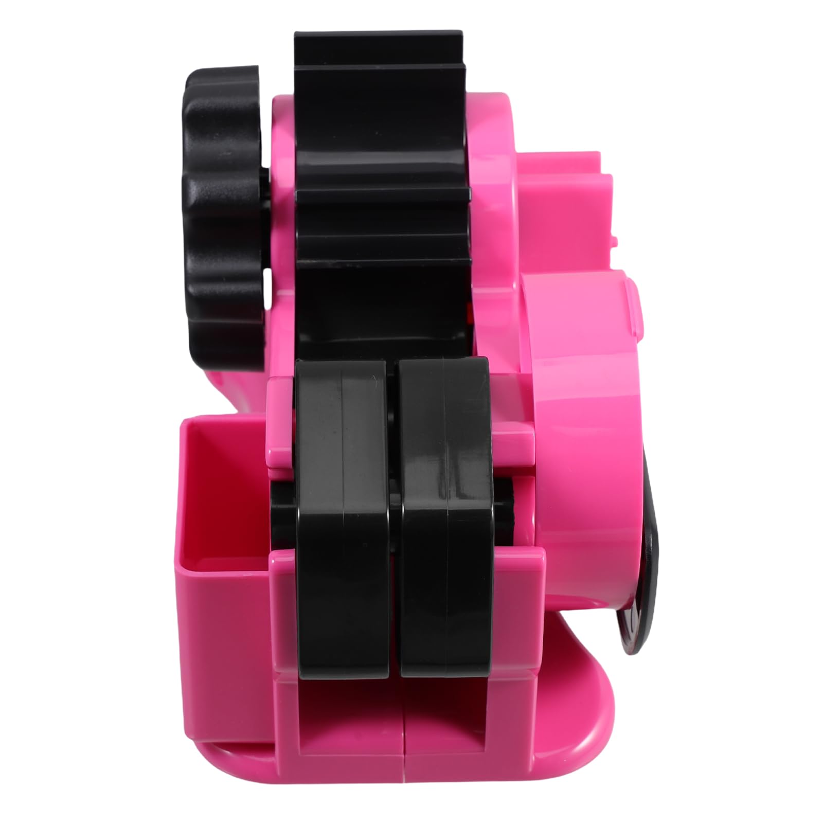 Dispenser per Nastro Adesivo da Scrivania in Plastica Trasparente | Taglio di Precisione, Design Semplice ed Elegante, Adatto a Casa e Viaggio