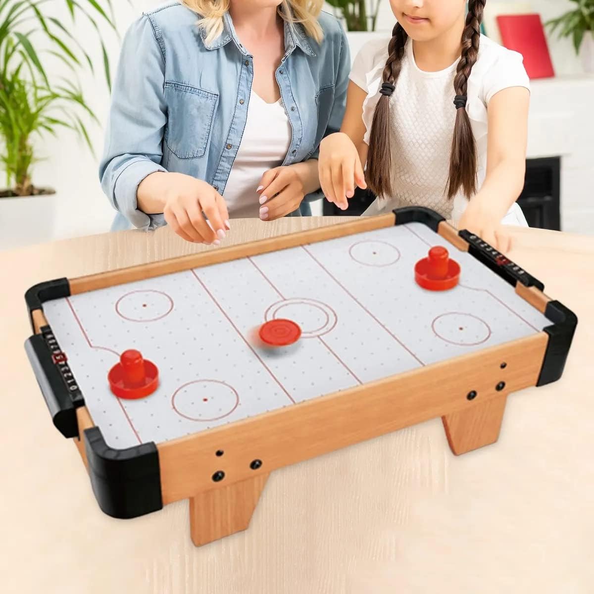 IYAAN Wooden Air Hockey Sports Game for Kids Boys and Girls Indoor & Outdoor Play Game Birthday Gifts for Kids Multicolor (B0C6H1J48G) Amazon Price History, Amazon Price Tracker