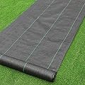 Petgrow Heavy Duty Weed Barrier Landscape Fabric for Outdoor Gardens, Non Woven Weed Blockr Fabric - Garden Landscaping Fabric Roll - Weed Control Fabric in Rolls(4FTx100FT)