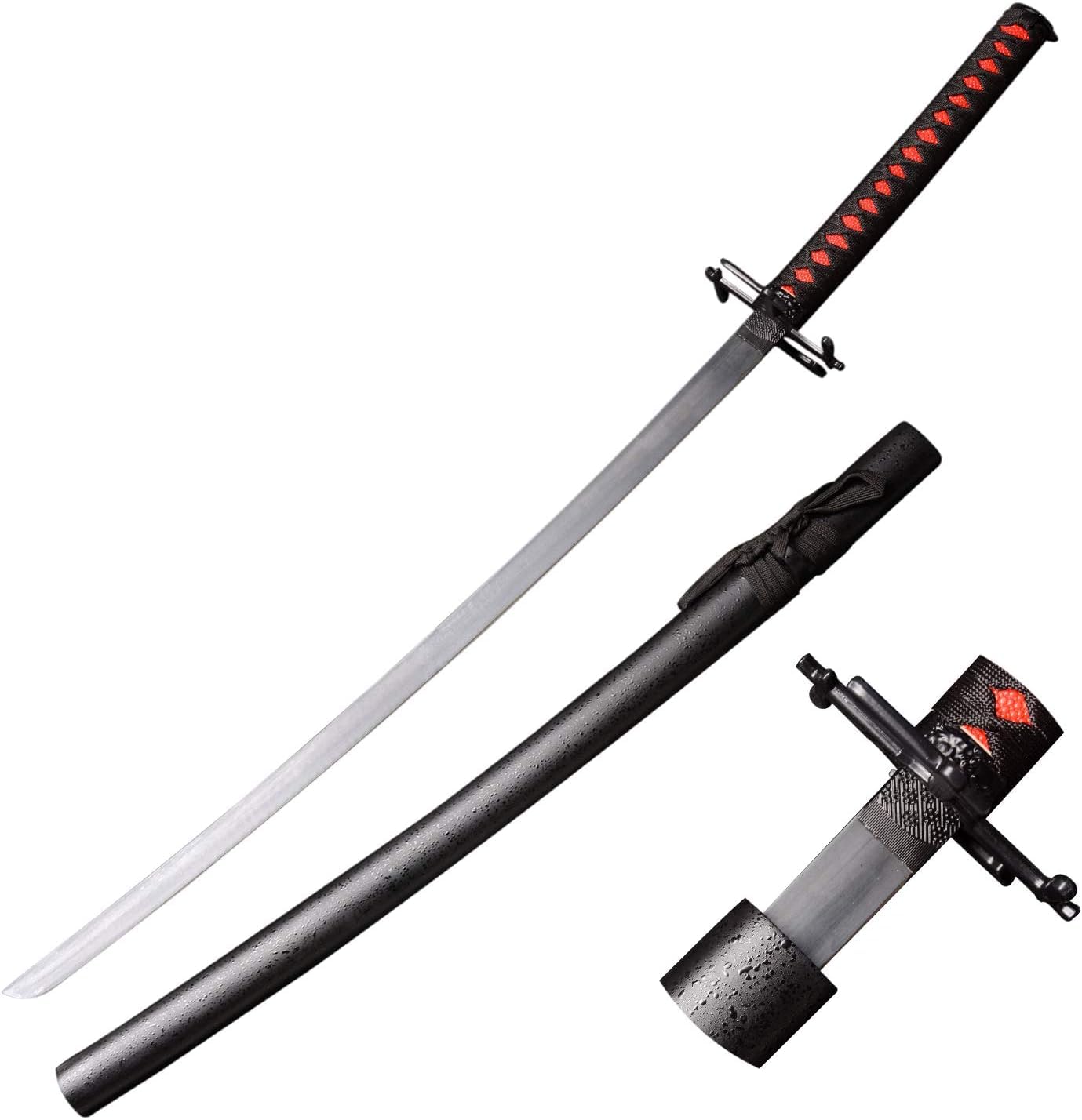 Trunkin 12 Years & More Katana For Cosplay Life Size Replica Wooden Toy Anime Accessory Toy Collectible | Wooden Sword (Kurosaki Ichigo Zangetsu)