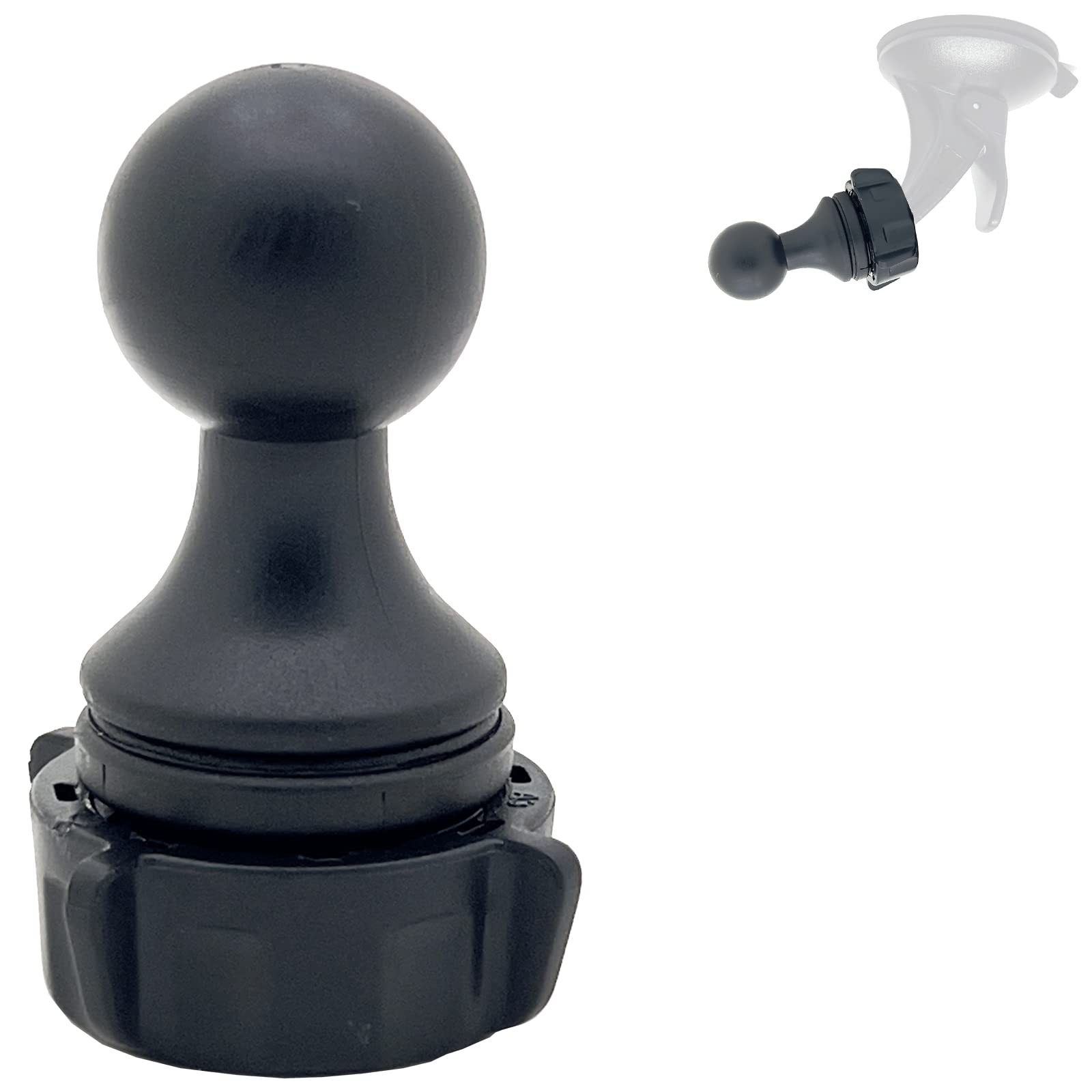 ChargerCity 22mm to 17mm Mount Conversion Adapter for Garmin DriveSmart 86 87 dezl OTR1000 OTR1010 OTR800 OTR810 RV 1090 1095 890 895 8"-10" Truck GPS (Compatible with 010-13199-02)