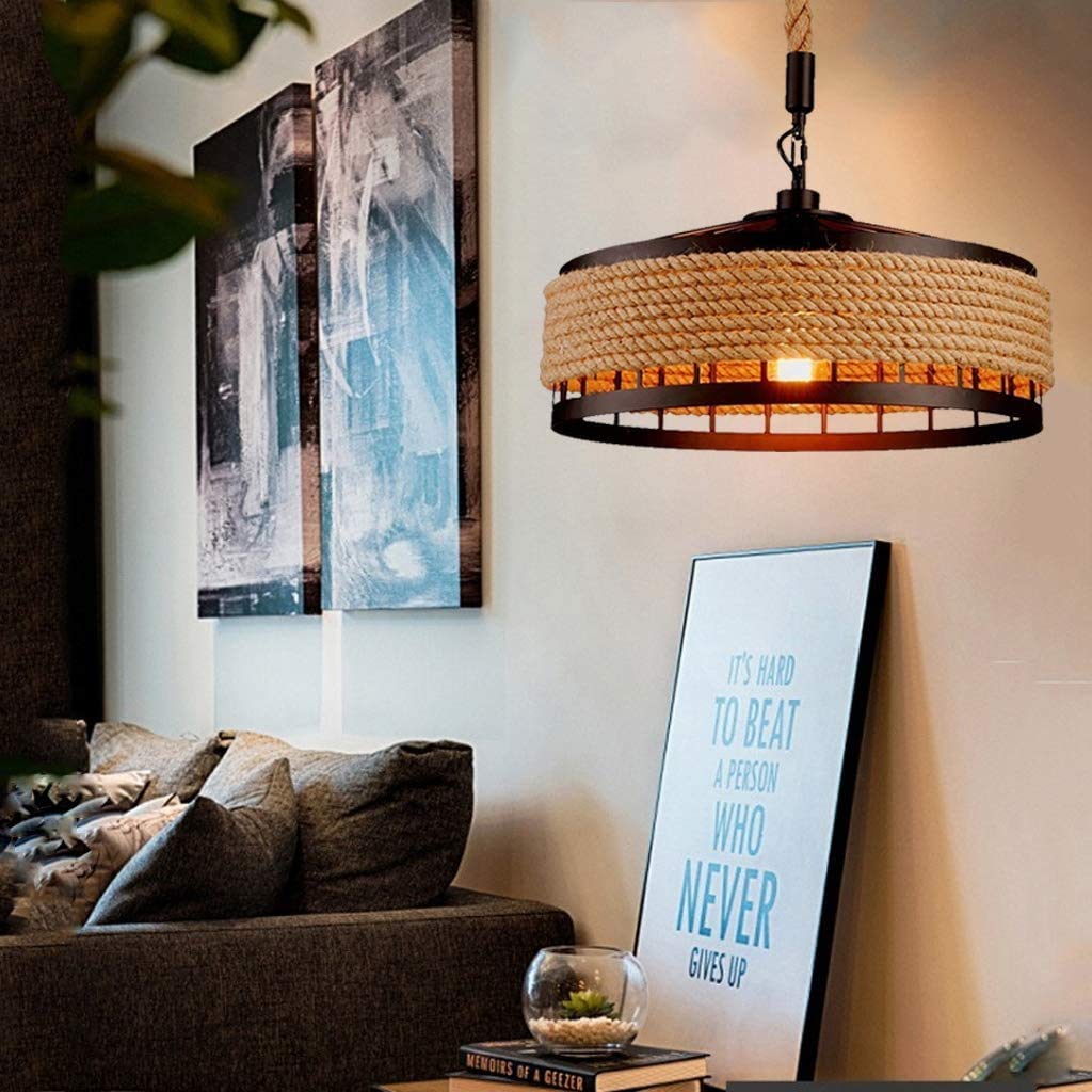 Mjsdjof 4-lichts kandelaar hanglamp, retro industriële hanglamp, zwarte metalen hanglampen, E14 lantaarn hanglamp, vintage minimalistische
