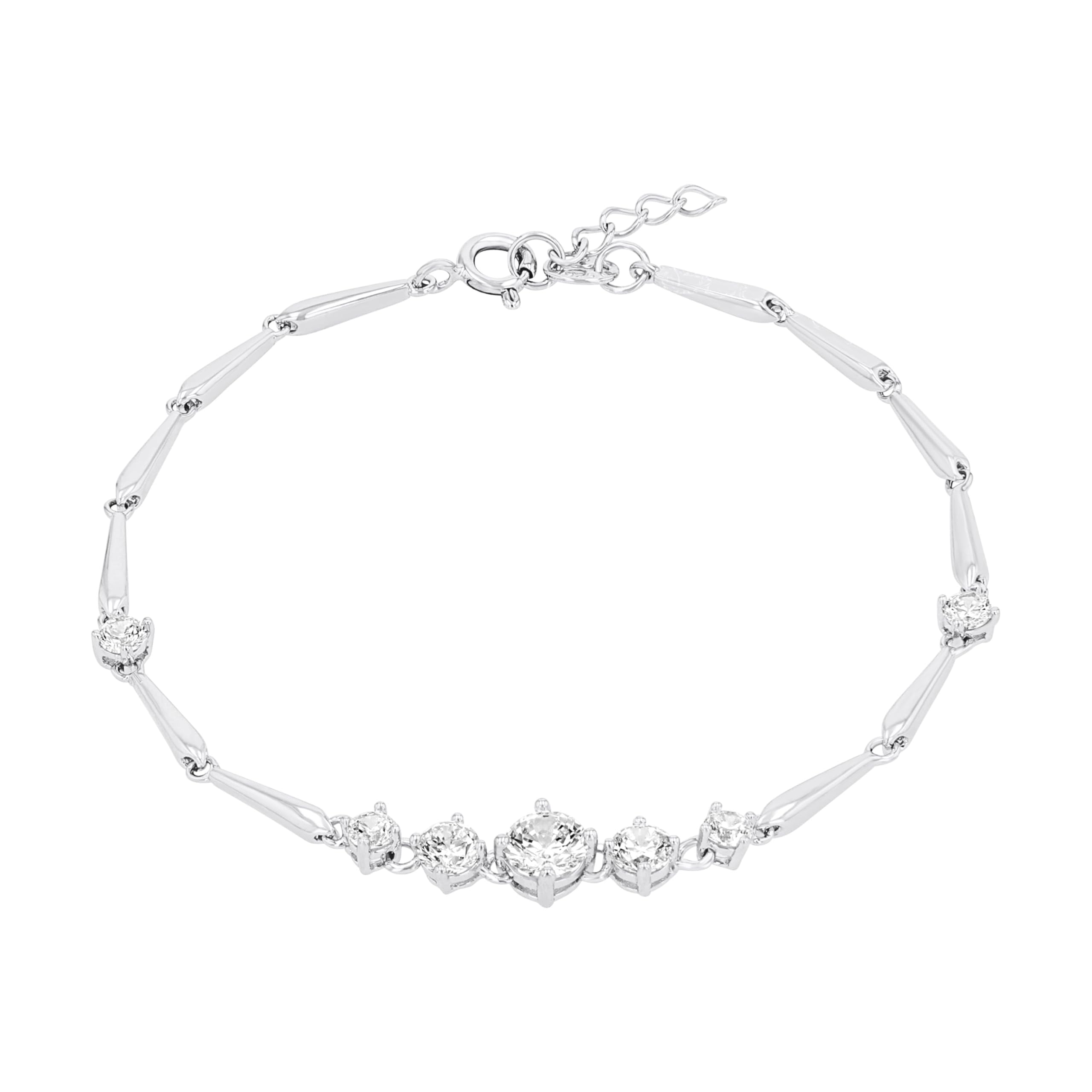 Amor - Bracelet pour Femme en Argent 925 - avec Zircone - AMR-B0039