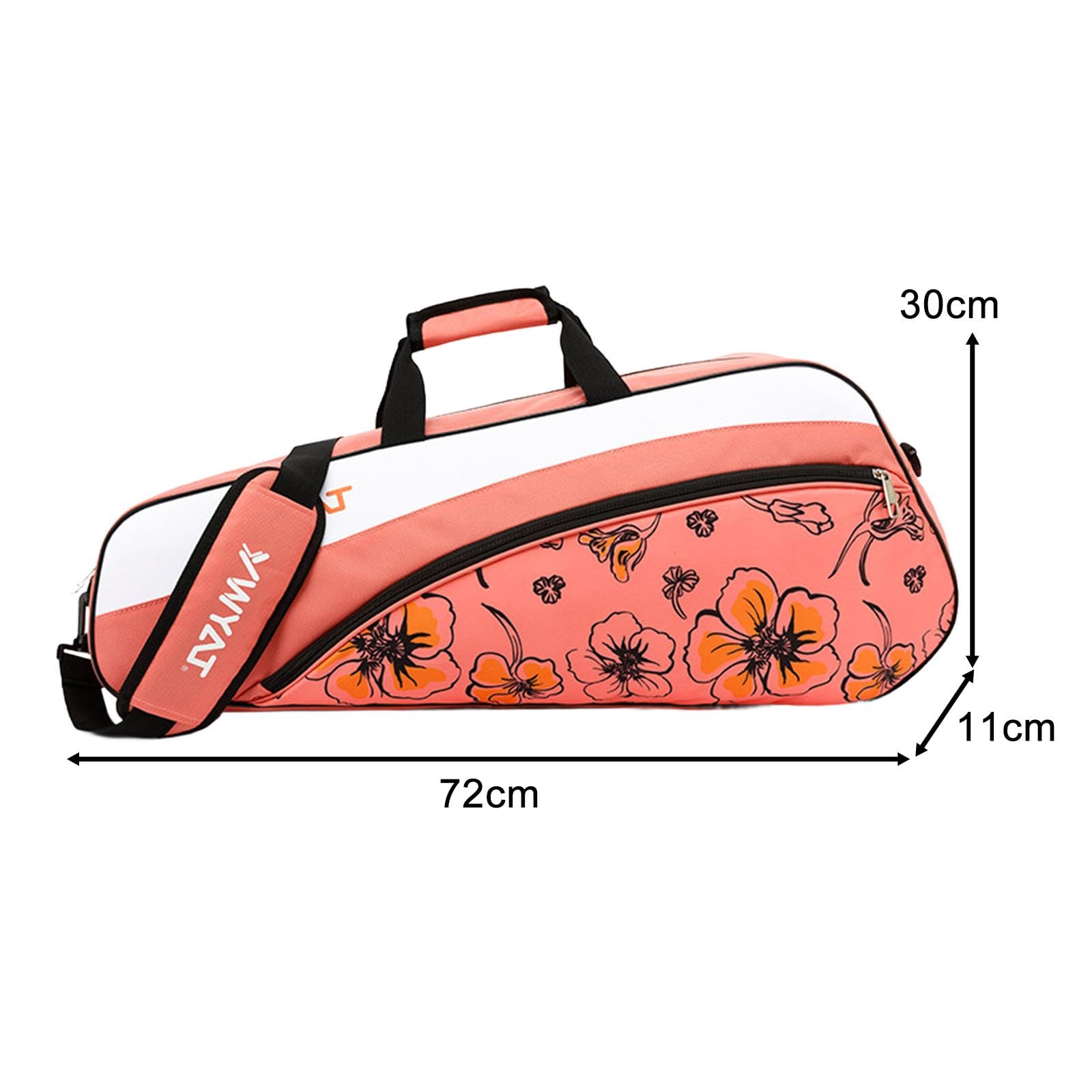 Oshhni Sac de Raquette de Badminton, Sac à Dos de Sport de Tennis, Sac de Transport de Raquette, Sac à Main de Tennis pour athlètes Professionnels,